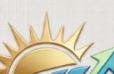 Rahul Battery Official 3D Sun & Solar Emblem