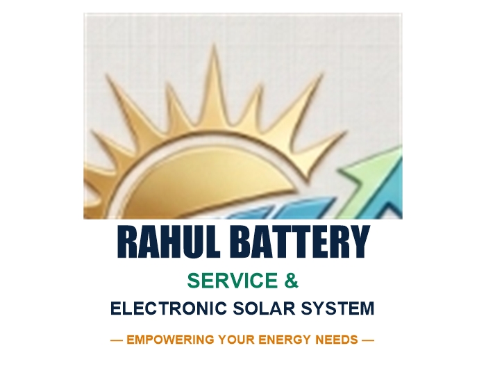 Rahul Battery Service & Electronic Solar System Logo